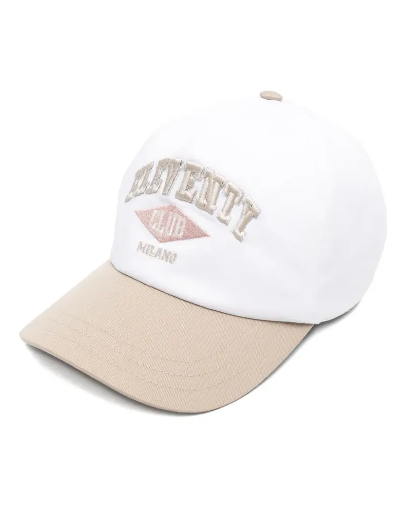 Eleventy Baseballkappe mit Stickerei - Weiß Weiß