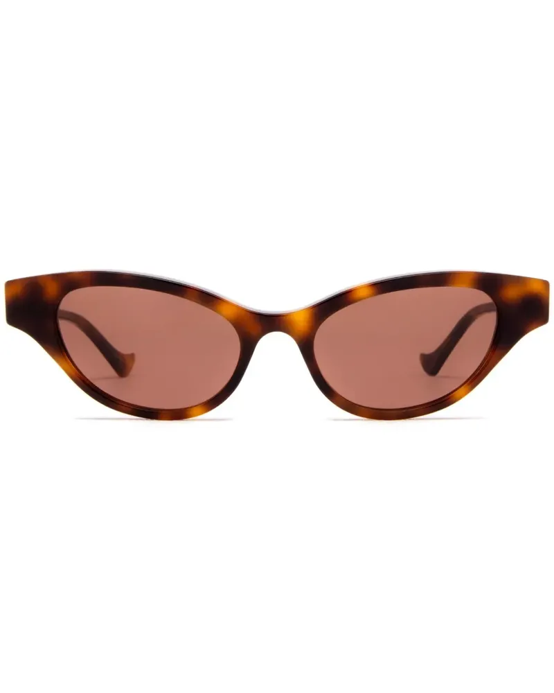 Gucci Sonnenbrille mit Cat-Eye-Gestell - Braun Braun