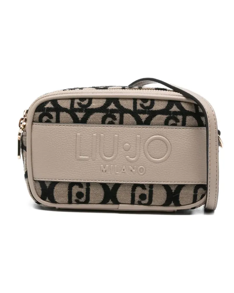 Liu Jo Mini Umhängetasche mit Monogramm - Nude Nude