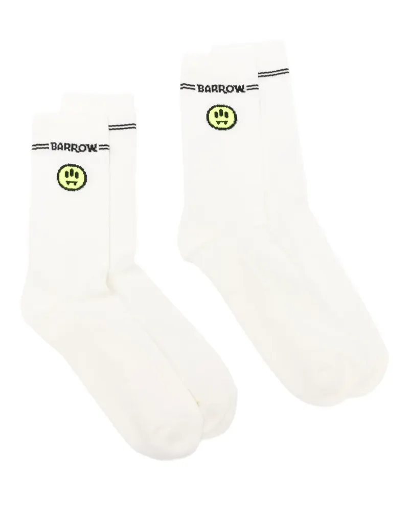 BARROW Socken mit Smiley - Nude Nude