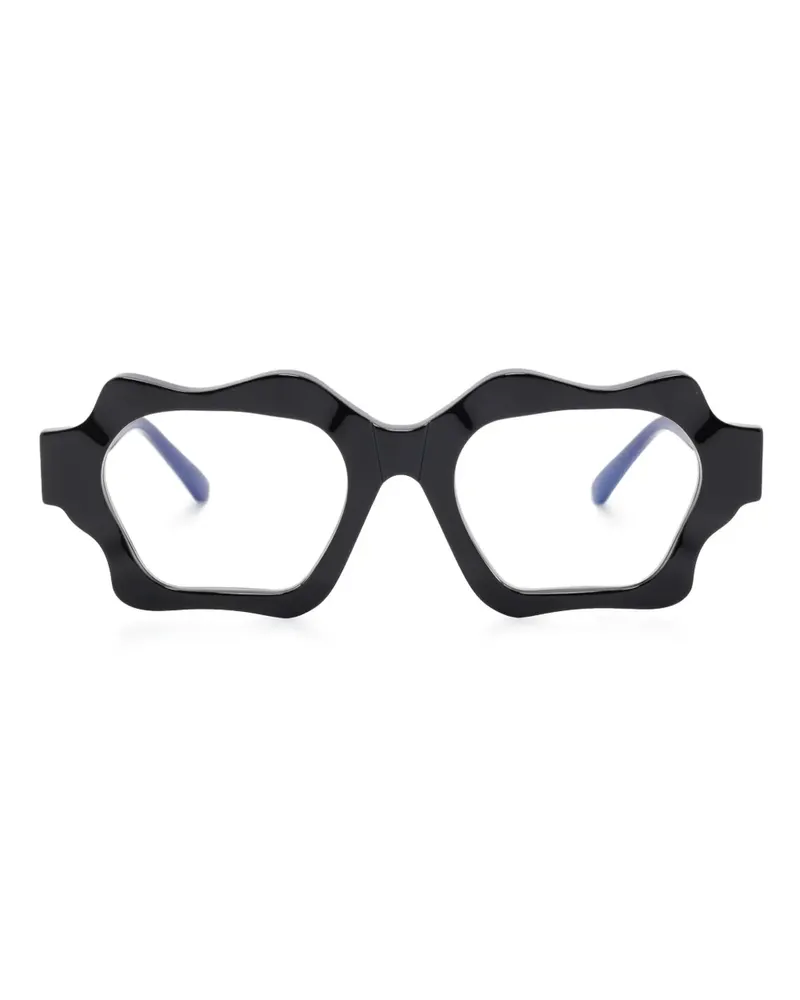 KUBORAUM Maske G6 Brille - Schwarz Schwarz