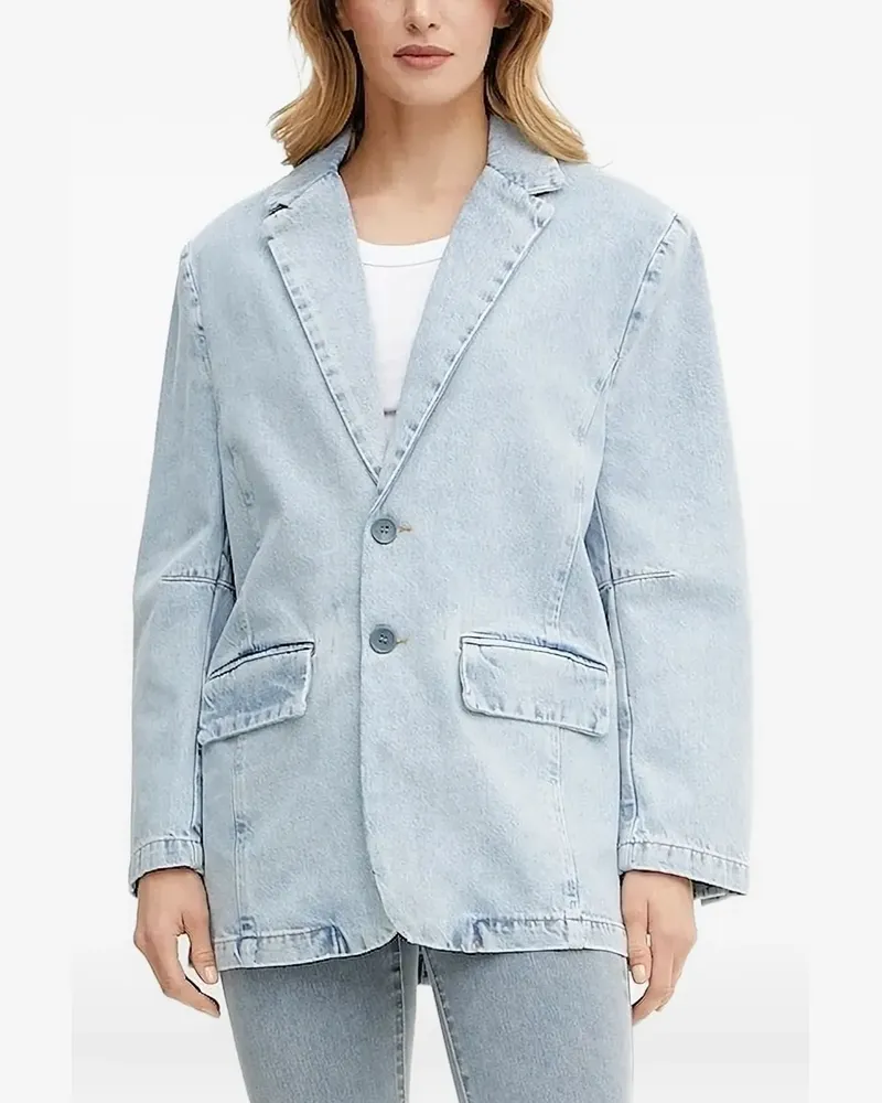 Liu Jo Jeans-Blazer mit drei Knöpfen - Blau Blau