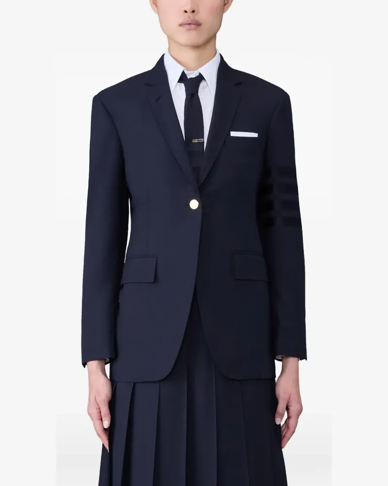 Thom Browne Blazer mit Streifen - Blau Blau