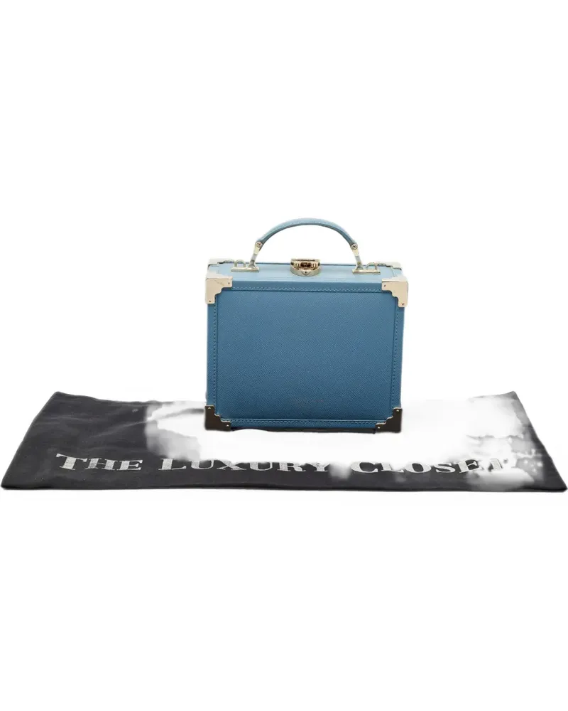 Aspinal of London Trunk Mini-Tasche - Blau Blau