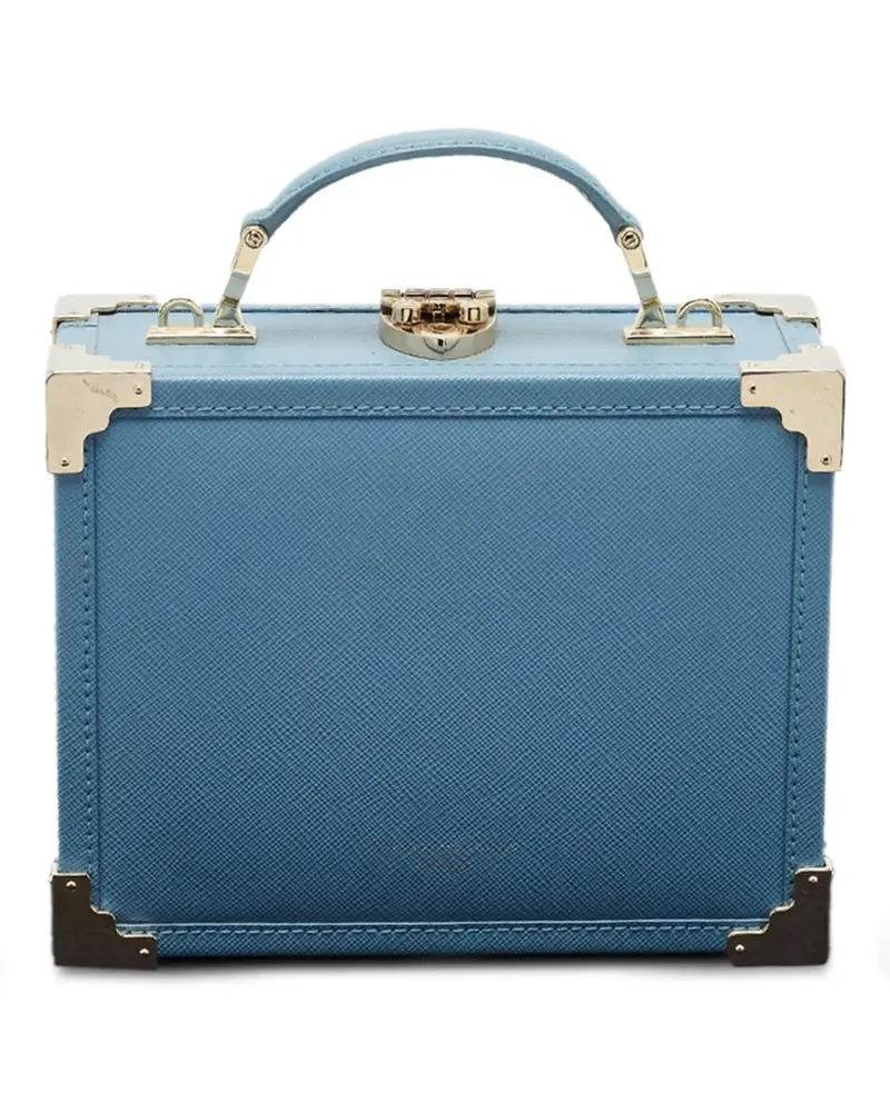 Aspinal of London Trunk Mini-Tasche - Blau Blau