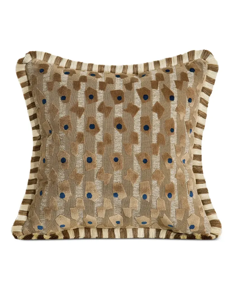 Soho Home Jeremiah Kissen mit geometrischem Muster - Nude Nude