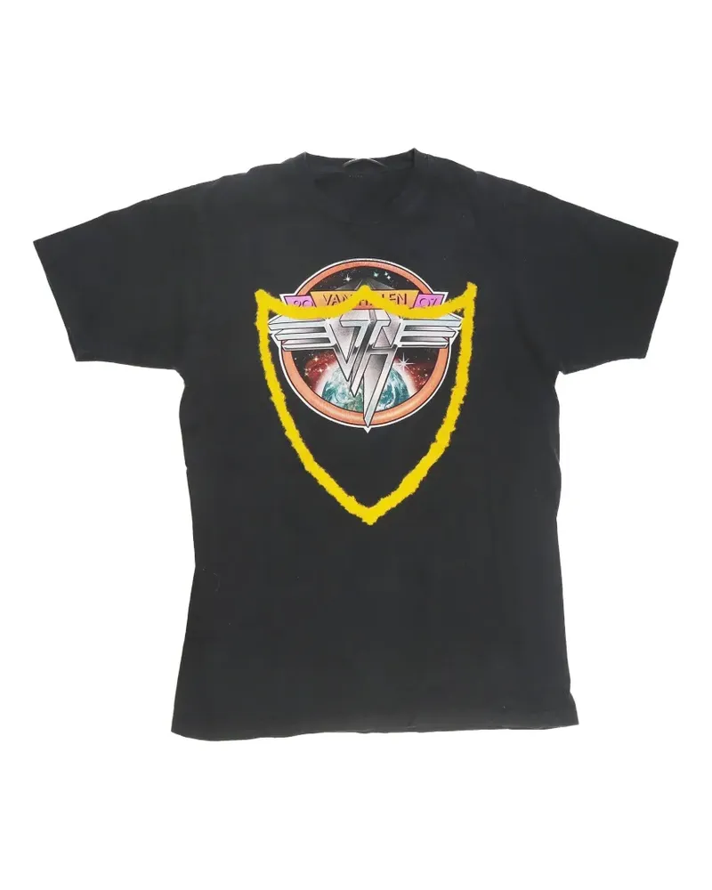 HTC Hollywood Trading Company T-Shirt mit grafischem Print - Schwarz Schwarz