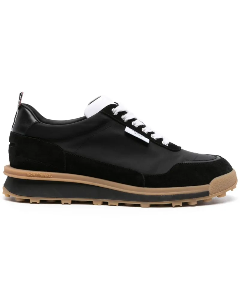 Thom Browne Alumni Sneakers mit Einsätzen - Schwarz Schwarz