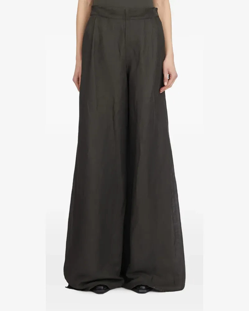 Andrea Ya'aqov split wide trousers - Grau Grau