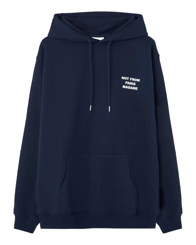 Drôle de Monsieur graphic hoodie - Blau Blau