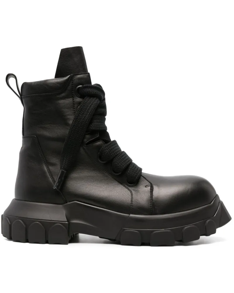 Rick Owens Bozo Tractor Stiefel - Schwarz Schwarz