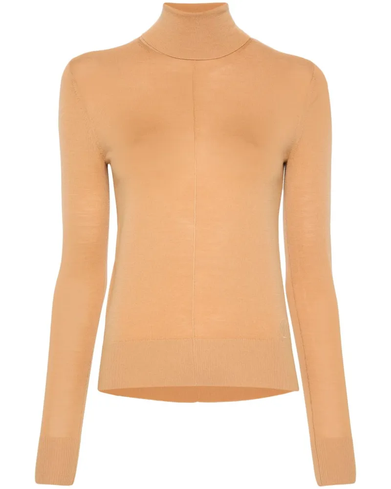 Chloé Pullover mit Logo-Stickerei - Nude Nude