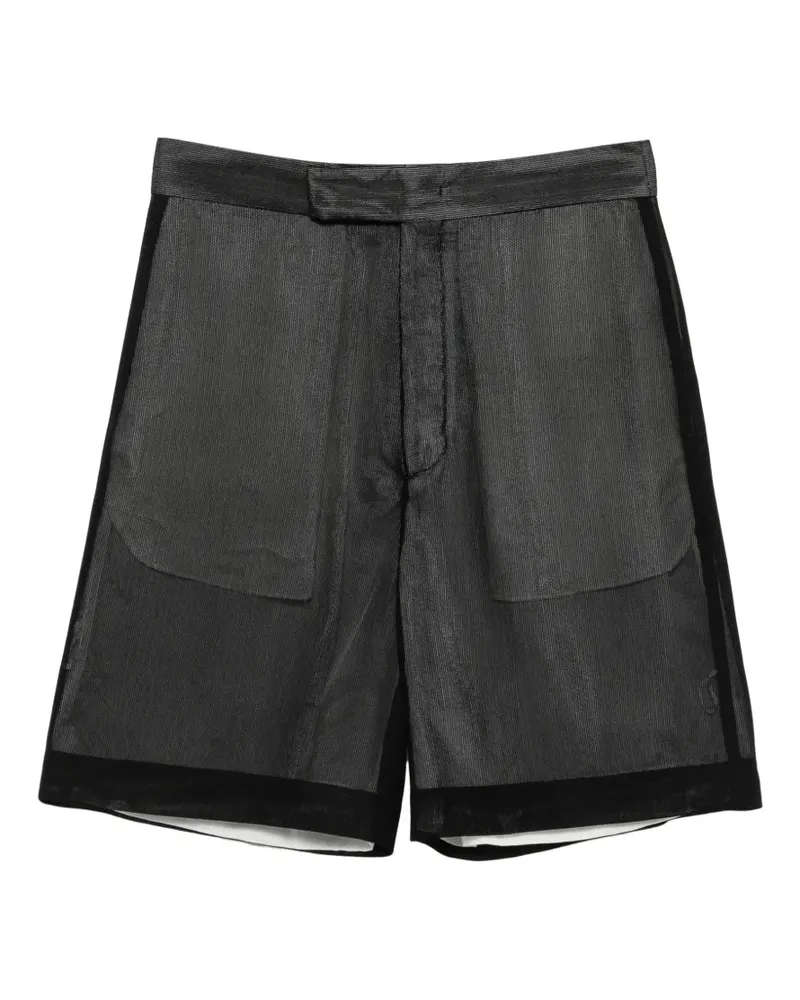 Sapio textured shorts - Grau Grau