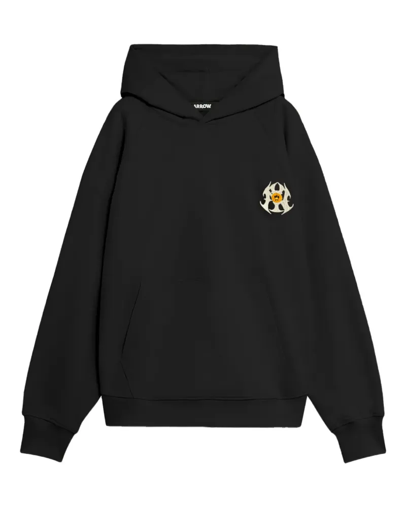 BARROW Hoodie mit grafischer Stickerei - Schwarz Schwarz