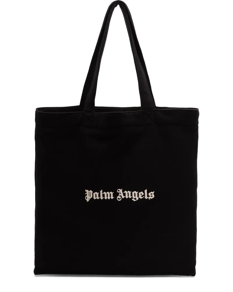 Palm Angels Shopper mit Logo-Stickerei - Schwarz Schwarz
