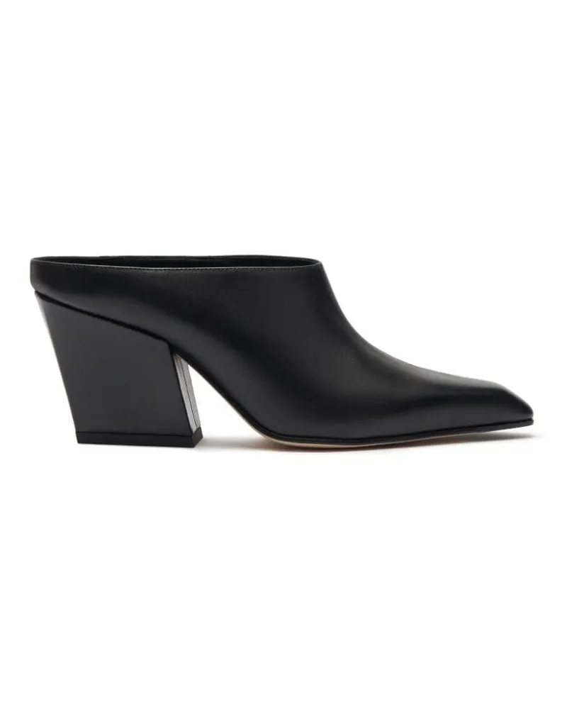 Scarosso Holly Mules 80mm - Schwarz Schwarz