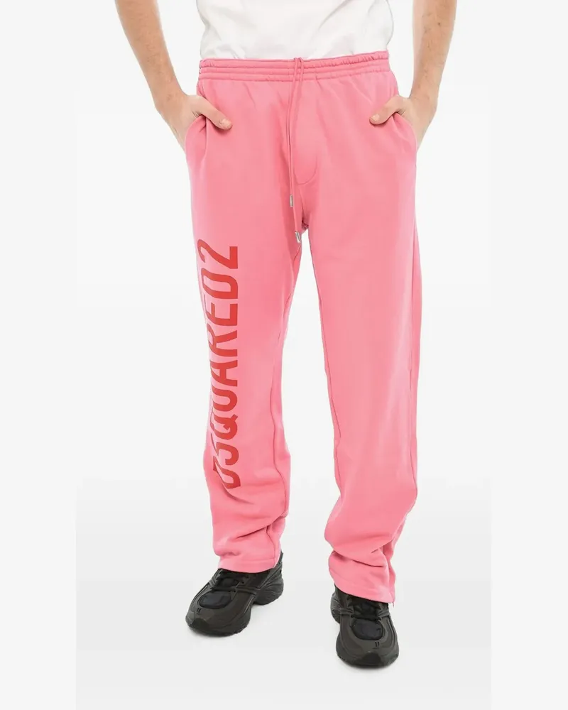 Dsquared2 logo-print track pants - Rosa Rosa
