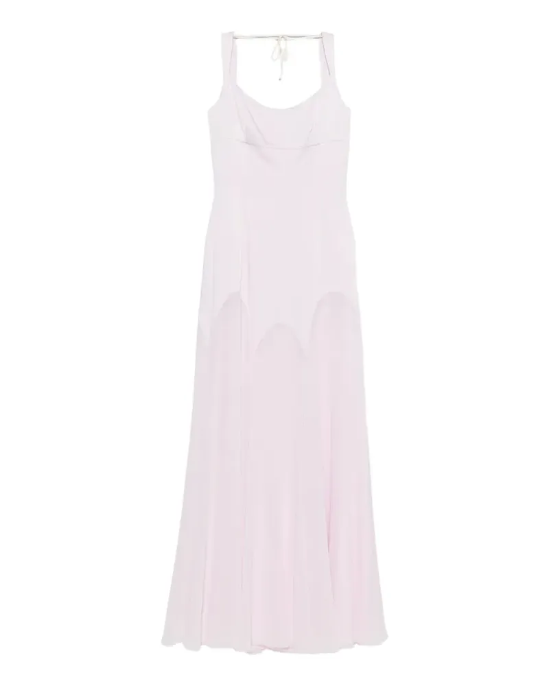 Alexander McQueen Maxikleid mit U-Ausschnitt - Rosa Rosa