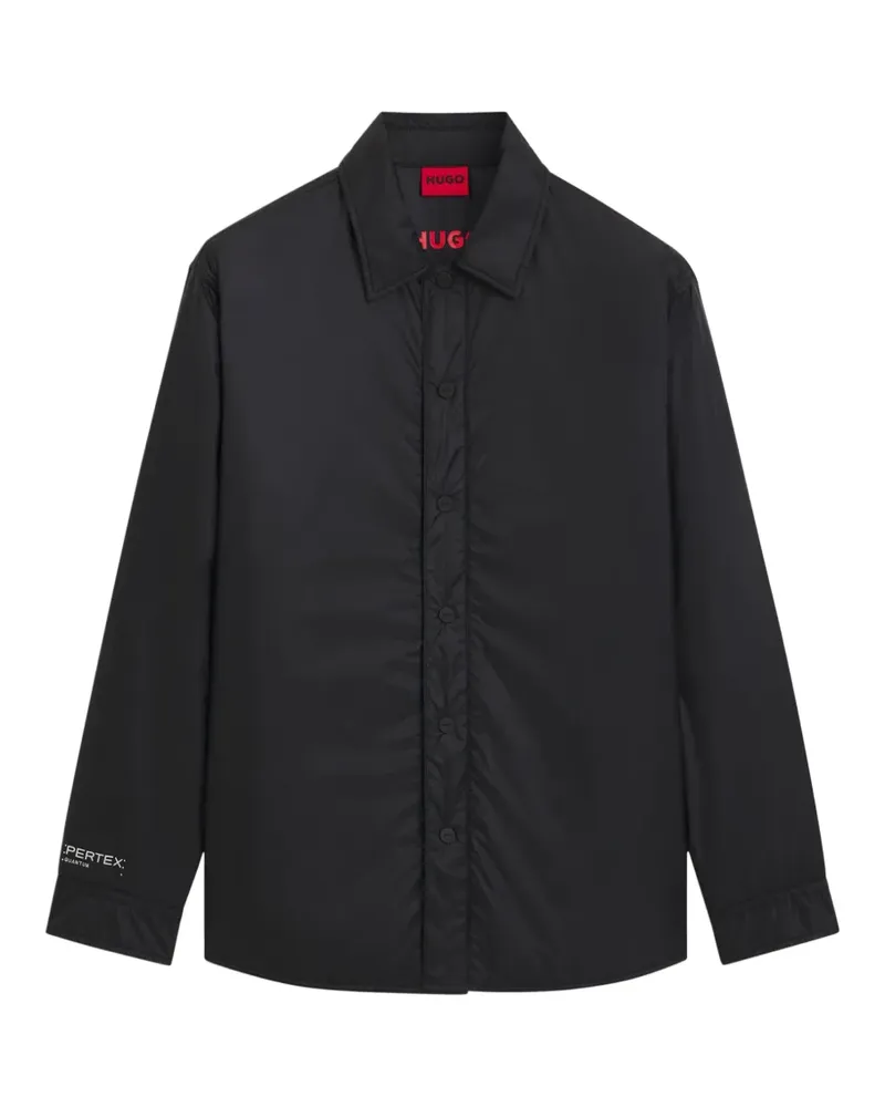 HUGO BOSS button long-sleeve shirt jacket - Schwarz Schwarz