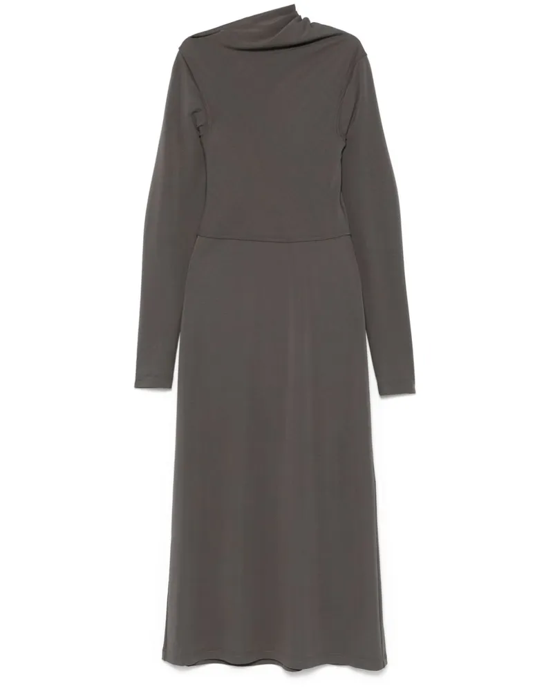 Totême Drapiertes Jersey-Kleid - Grau Grau