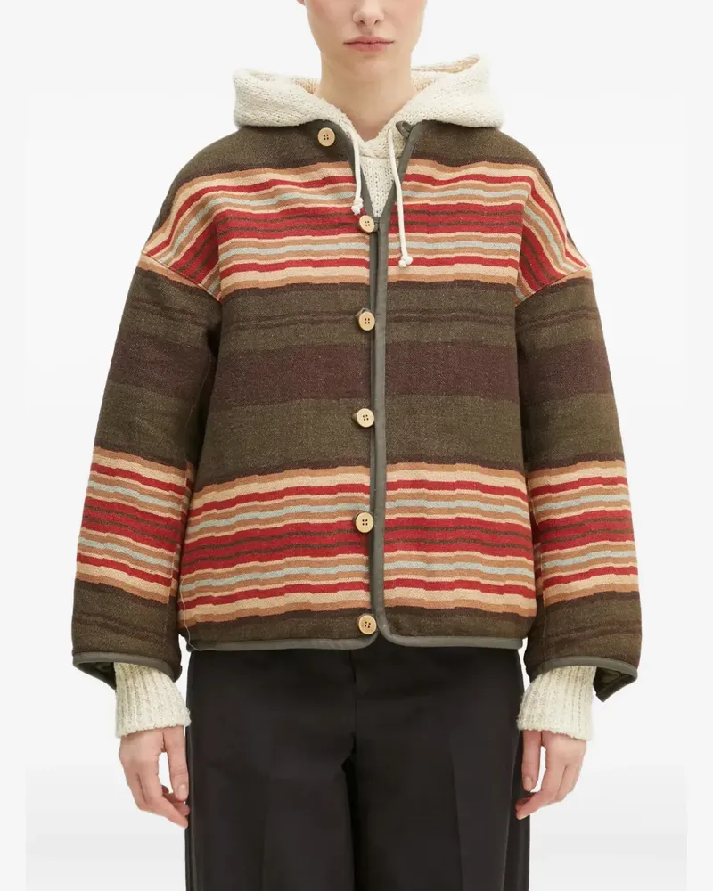 Visvim Wendbare Jacke mit Knopfversschluss - Grün Grün