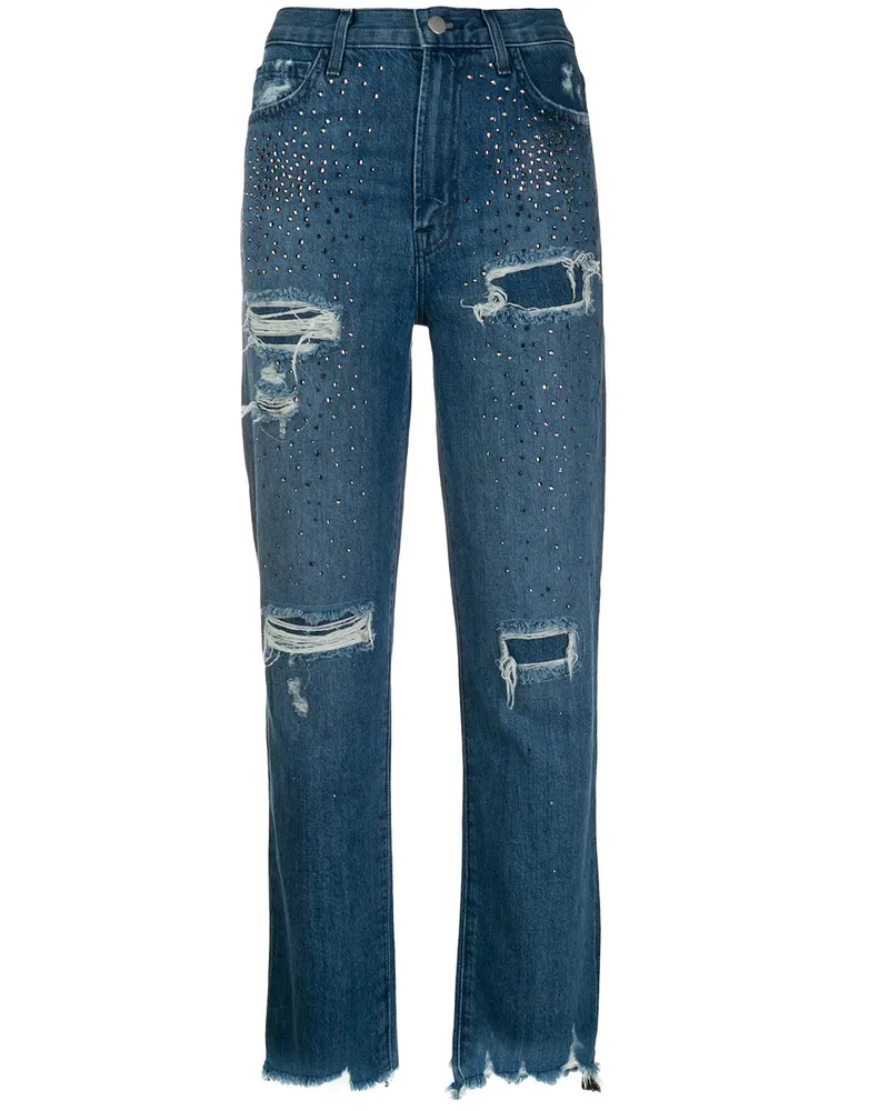 J Brand Verzierte Jeans - Blau Blau