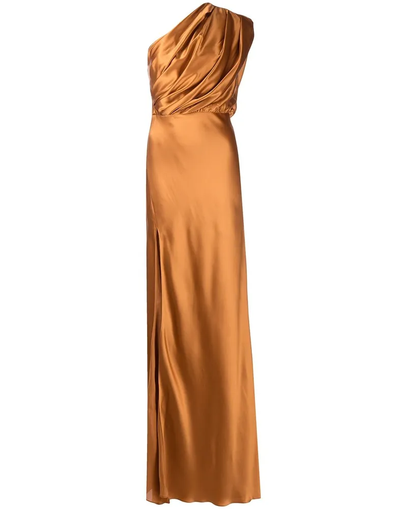 mason by michelle mason Asymmetrisches Abendkleid - Braun Braun