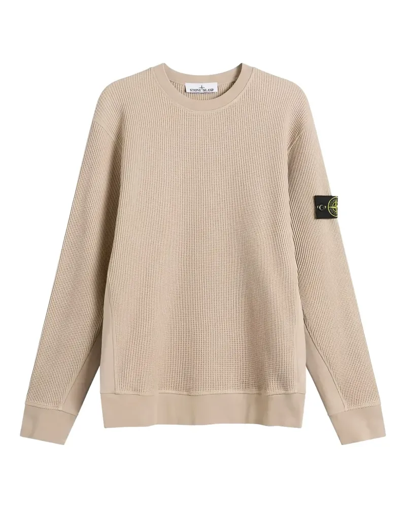Stone Island Pullover mit Logo-Patch - Nude Nude
