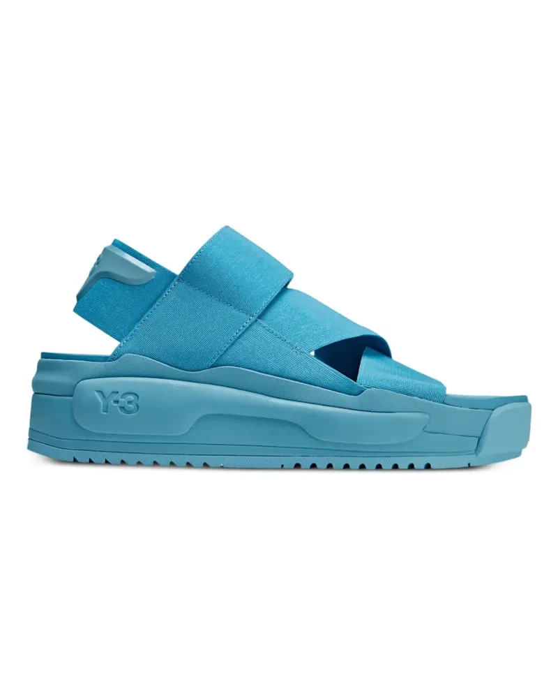 Y-3 Rivalry panelled sandals - Blau Blau