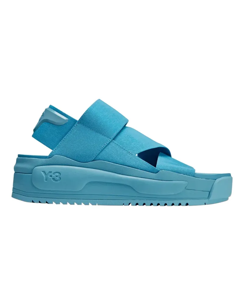 Y-3 Rivalry panelled sandals - Blau Blau