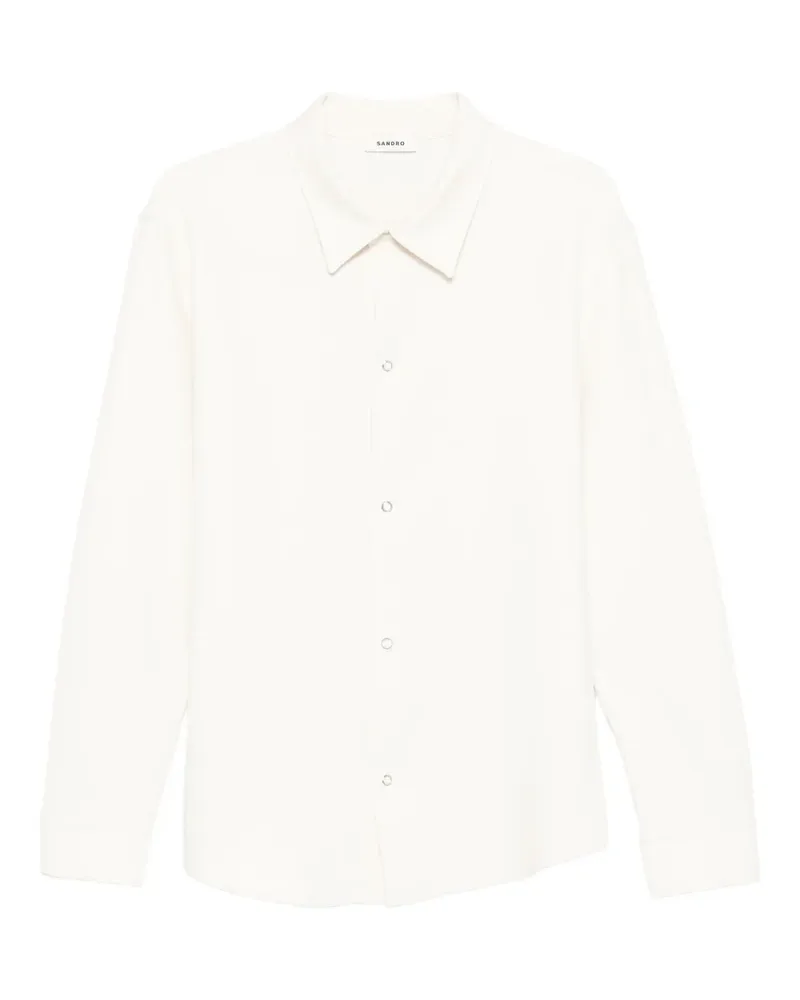 Sandro Klassisches Hemd - Nude Nude