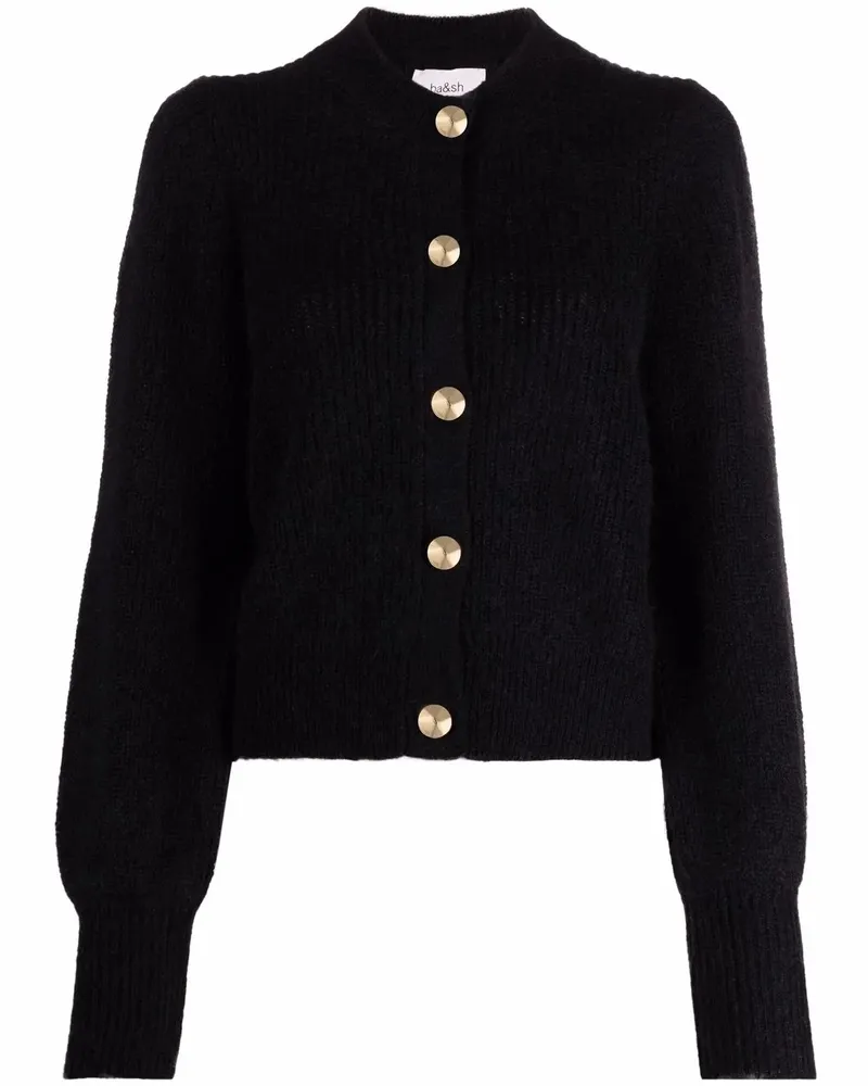 ba&sh Baylor Cardigan - Schwarz Schwarz