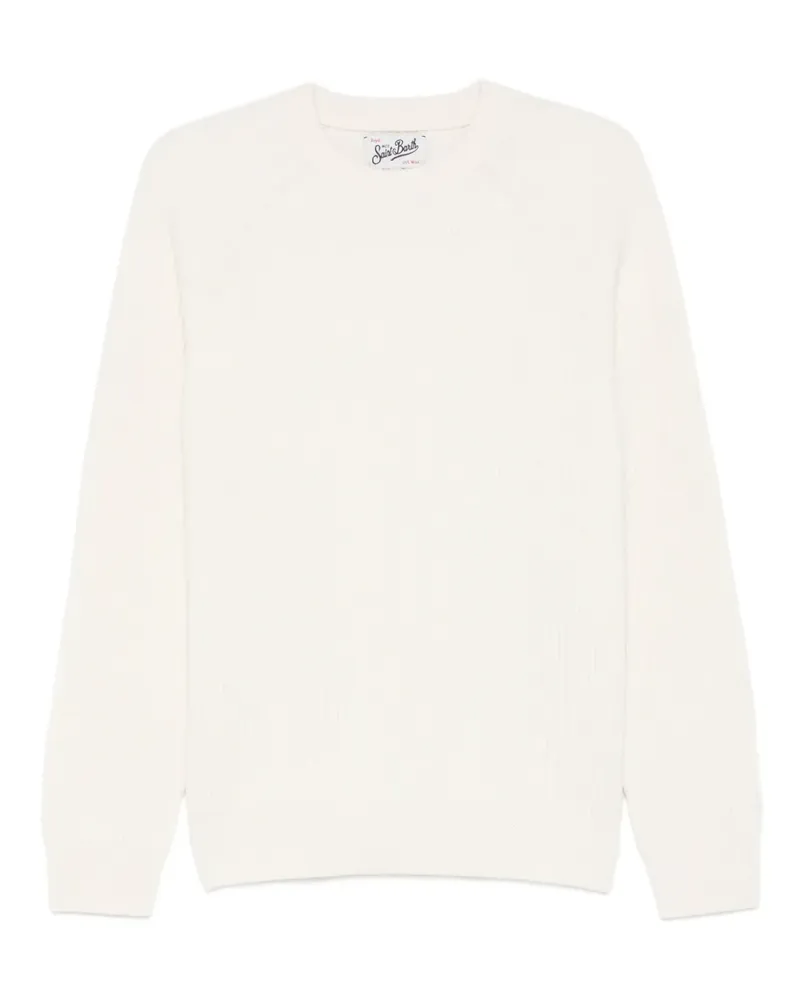 MC2 Saint Barth Gerippter Pullover - Weiß Weiß