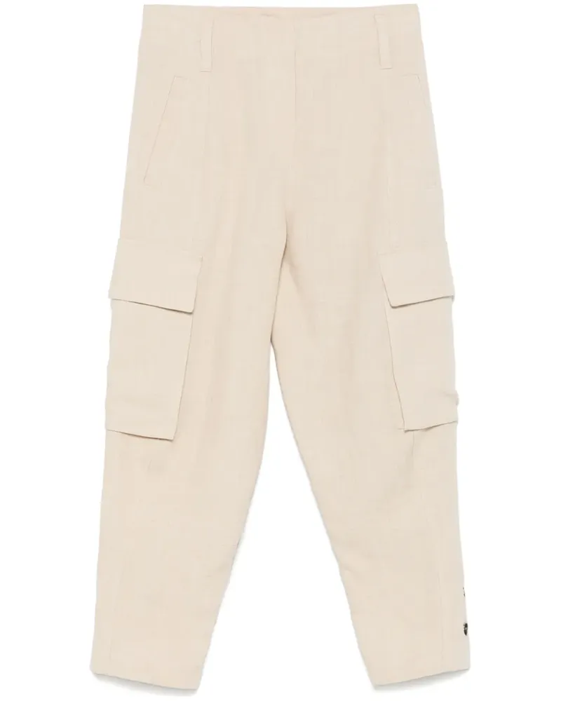 Brunello Cucinelli Hose aus Leinen - Nude Nude