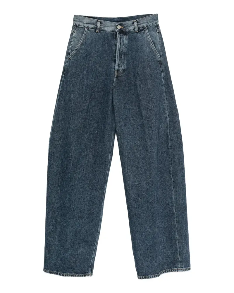 Dondup Alek Wide-Leg-Jeans - Blau Blau