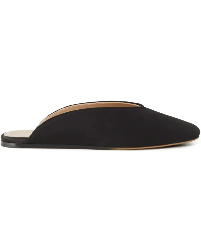 Le Monde Béryl almond-toe mules - Schwarz Schwarz