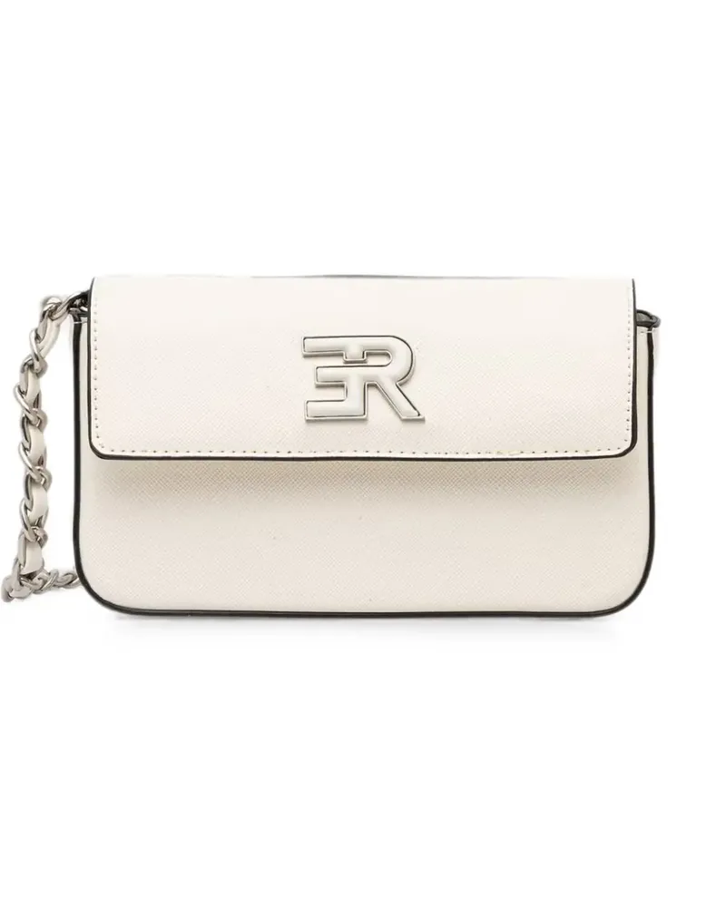 Ermanno Scervino logo-plaque chain-strap shoulder bag - Weiß Weiß