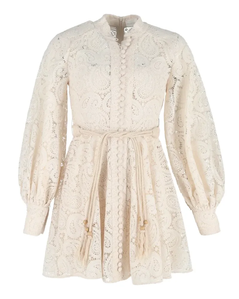 Zimmermann Amari broderie-anglaise dress - Weiß Weiß