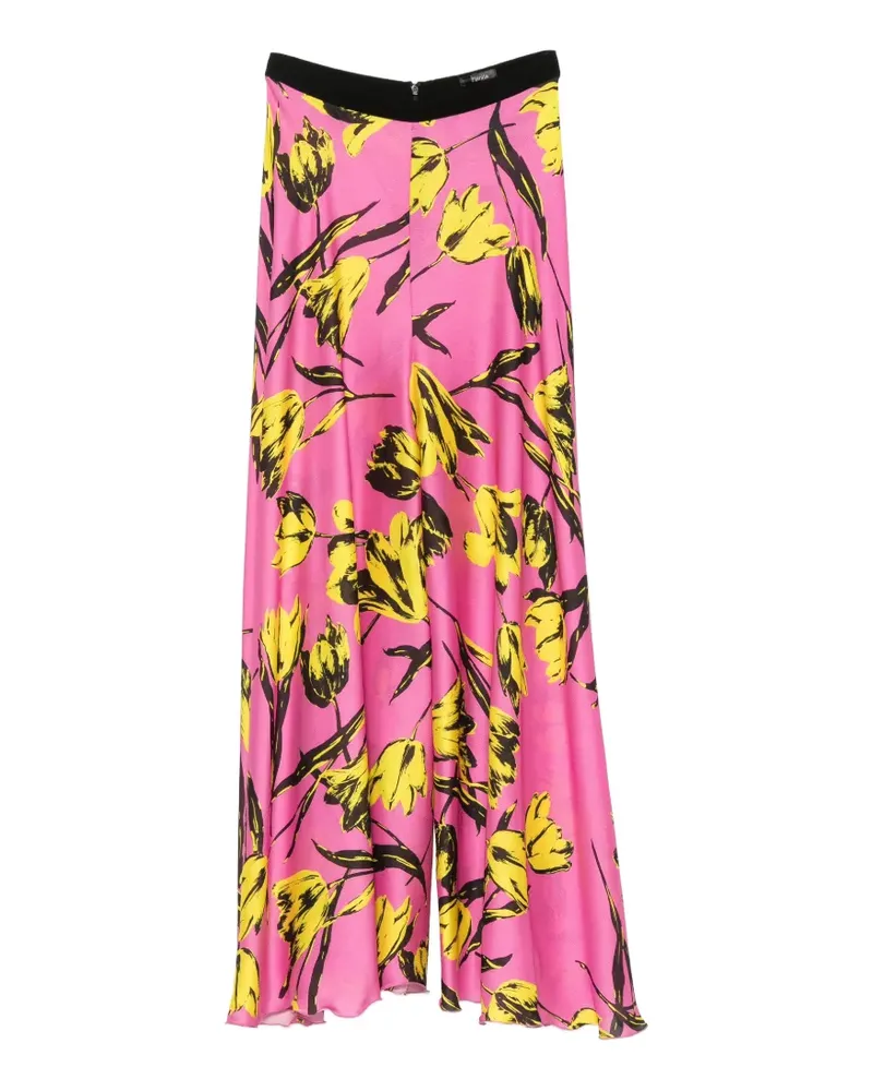 Hanita floral-print palazzo pants - Rosa Rosa