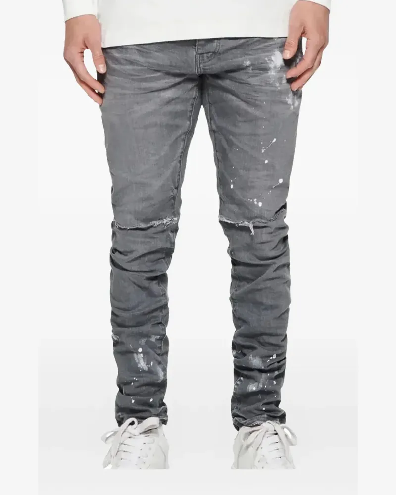 PURPLE BRAND Stadium Dapple "Grey" jeans - Grau Grau