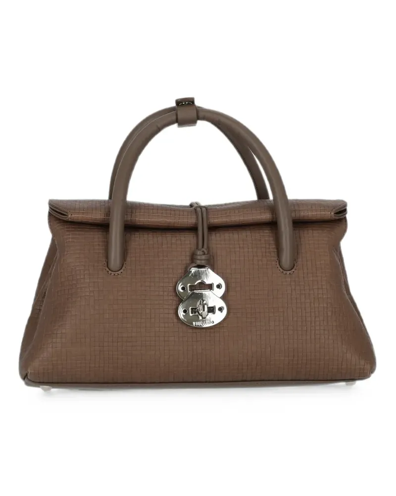 Zanellato small Dotta leather shoulder bag - Braun Braun