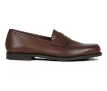 Harvard 2 leather loafers - Braun
