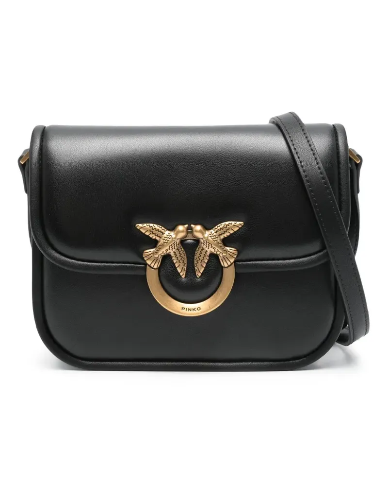 Pinko Mini Love Box Schultertasche - Schwarz Schwarz