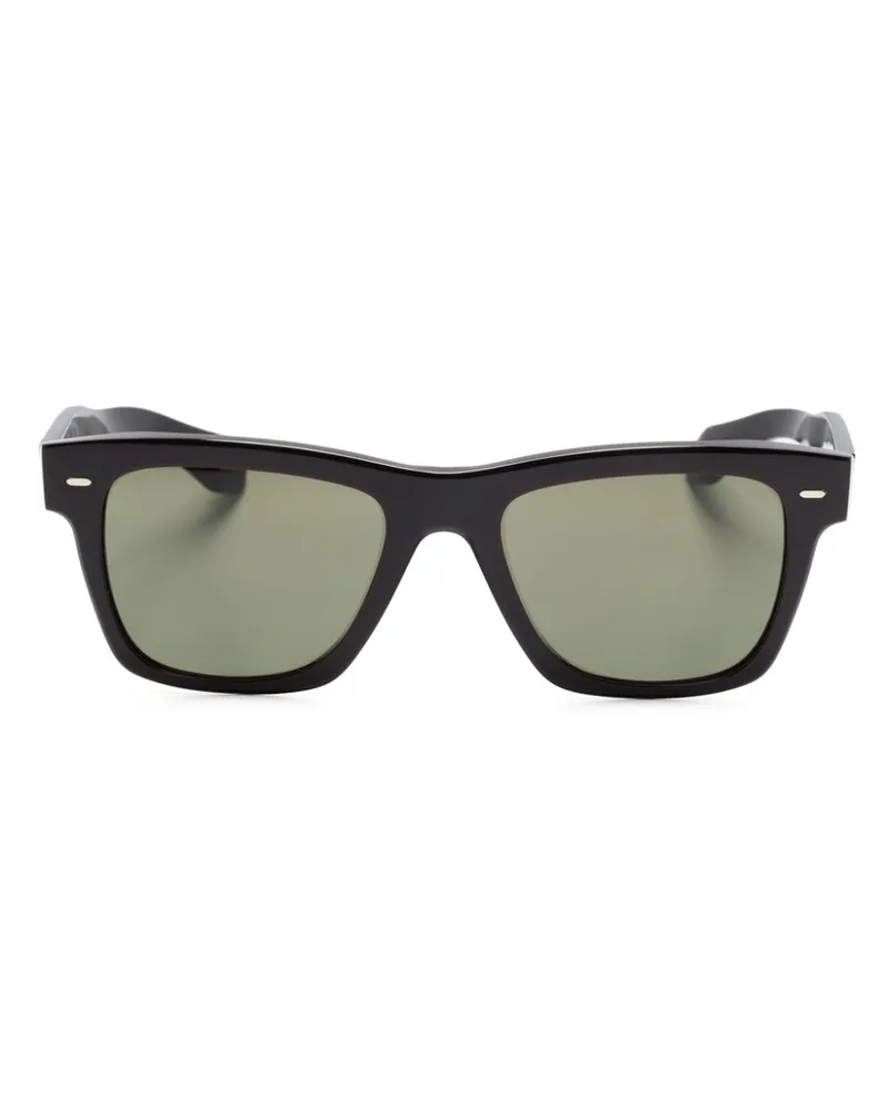 Oliver Peoples N. 04 Sun Sonnenbrille mit eckigem Gestell - Braun Braun
