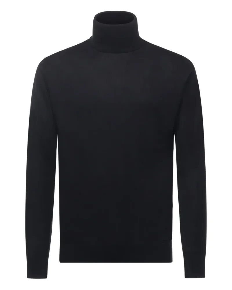 Alpha Studio Pullover mit Rollkragen - Schwarz Schwarz
