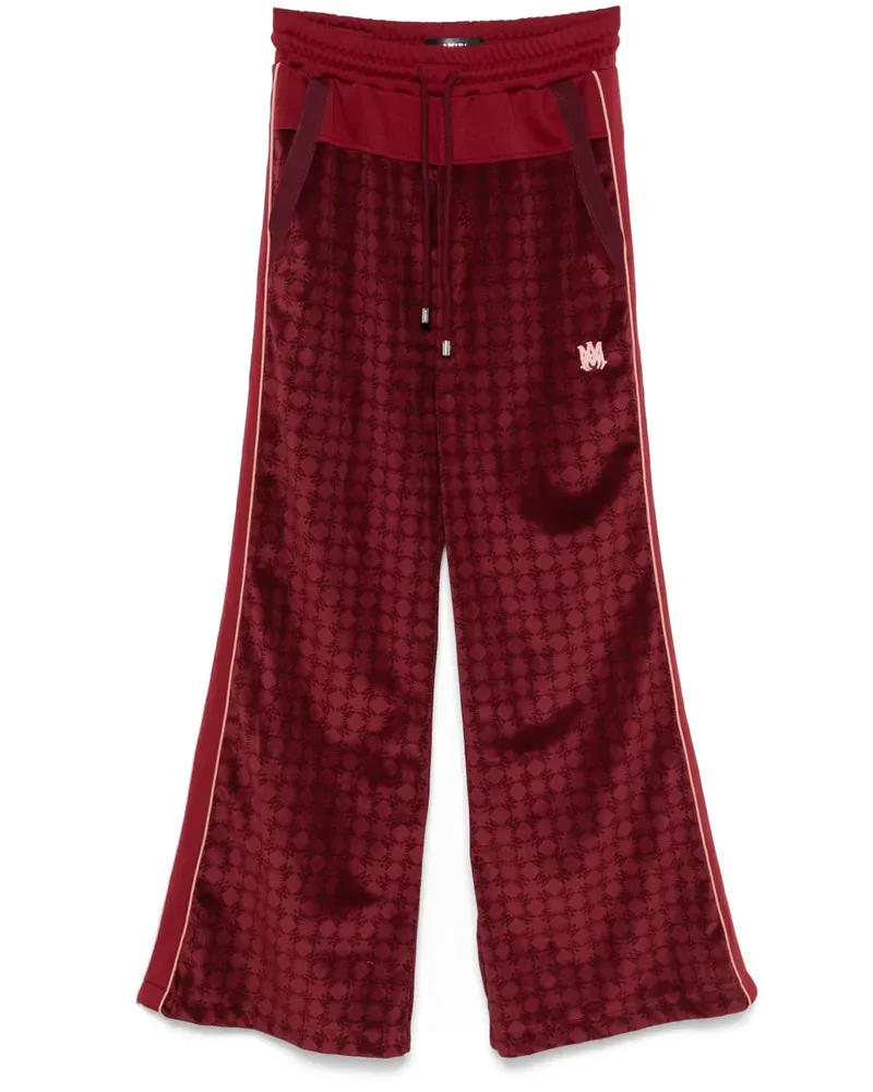 Amiri Jogginghose mit MA-Monogramm - Rot Rot