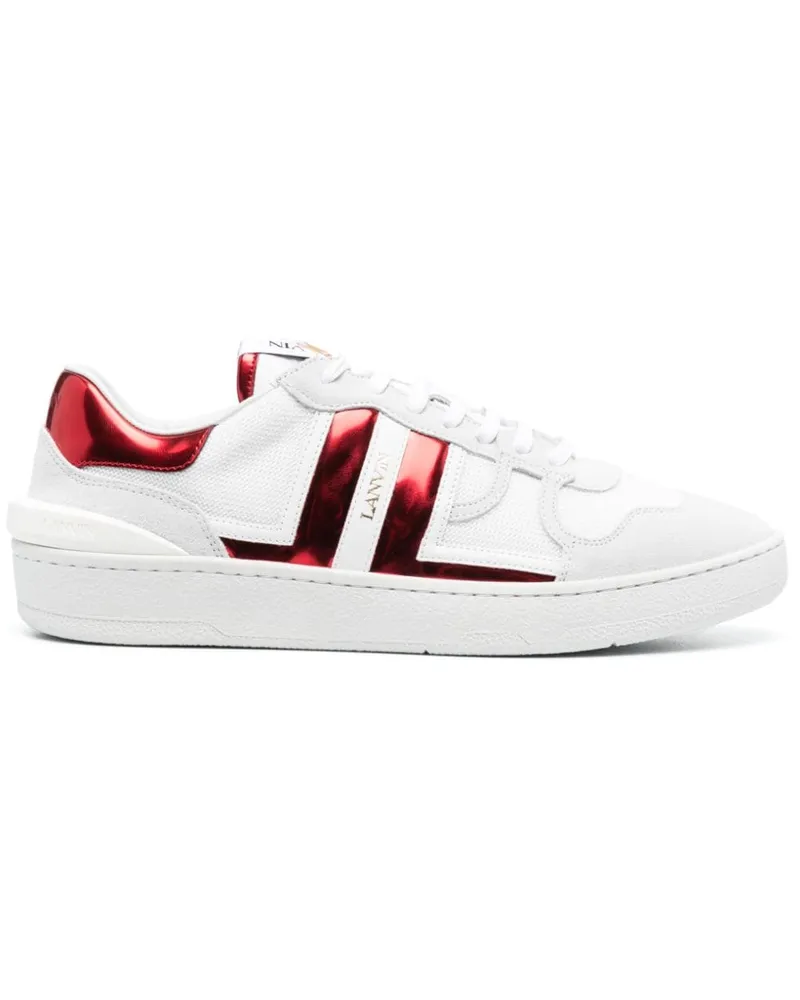 Lanvin Clay Sneakers mit Mesh-Einsatz - Weiß Weiß