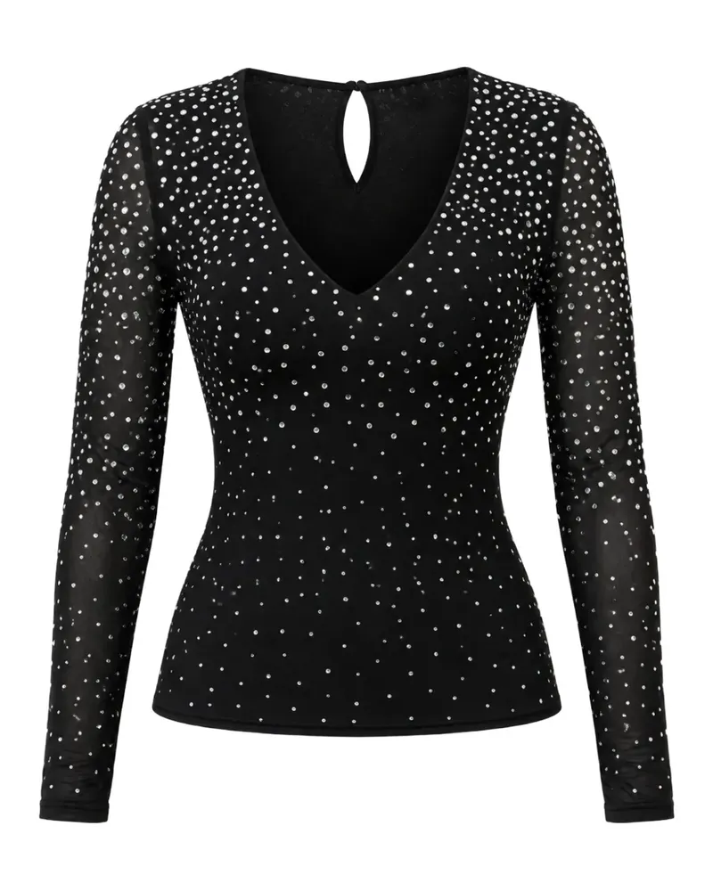 Guess Marciano Body mit Kristallen - Schwarz Schwarz