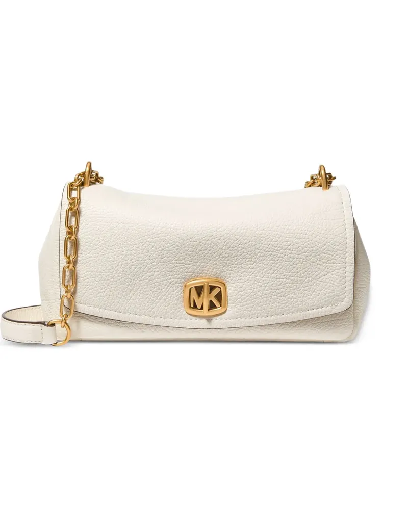 Michael Kors Kleine Bryant Schultertasche aus strukturiertem Leder - Nude Nude
