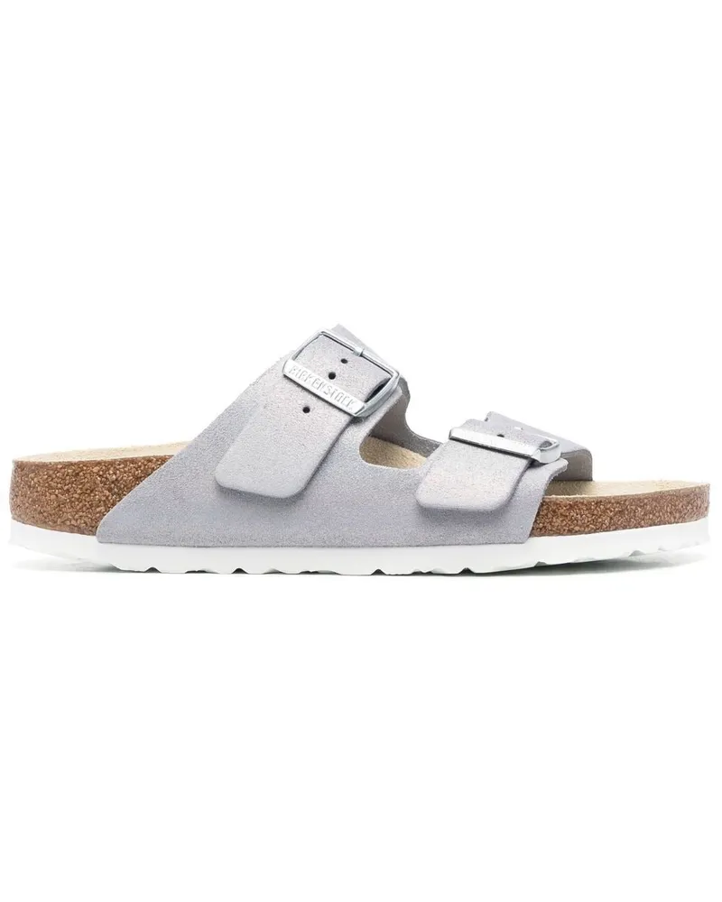 Birkenstock Arizona Pantoletten mit Schnallen - Violett Violett